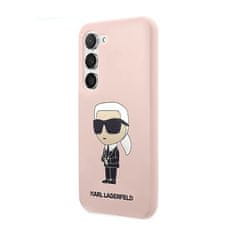 Karl Lagerfeld Karl Lagerfeld Silikonsko ohišje NFT Ikonik - Samsung Galaxy S23+ (roza)