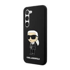 Karl Lagerfeld Karl Lagerfeld Silikonsko ohišje NFT Ikonik - Samsung Galaxy S23 (črno)