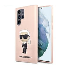 Karl Lagerfeld Karl Lagerfeld Silikonsko ohišje NFT Ikonik - Samsung Galaxy S23 Ultra (roza)