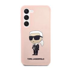 Karl Lagerfeld Karl Lagerfeld Silikonsko ohišje NFT Ikonik - Samsung Galaxy S23 (roza)