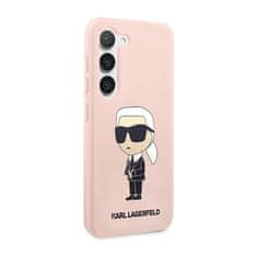 Karl Lagerfeld Karl Lagerfeld Silikonsko ohišje NFT Ikonik - Samsung Galaxy S23 (roza)