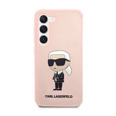 Karl Lagerfeld Karl Lagerfeld Silikonsko ohišje NFT Ikonik - Samsung Galaxy S23+ (roza)