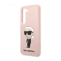 Karl Lagerfeld Karl Lagerfeld Silikonsko ohišje NFT Ikonik - Samsung Galaxy S23+ (roza)