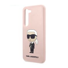 Karl Lagerfeld Karl Lagerfeld Silikonsko ohišje NFT Ikonik - Samsung Galaxy S23 (roza)