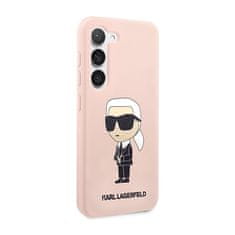 Karl Lagerfeld Karl Lagerfeld Silikonsko ohišje NFT Ikonik - Samsung Galaxy S23+ (roza)