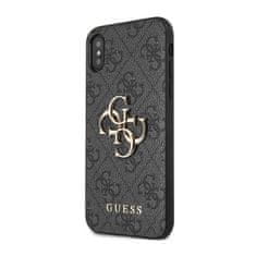 Guess Guess 4G Big Metal Logo - Ohišje za iPhone X (sivo)