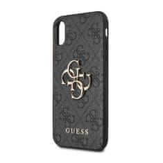 Guess Guess 4G Big Metal Logo - Ohišje za iPhone X (sivo)