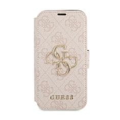 Guess Guess Booktype 4G Big Metal Logo - Ohišje za iPhone 13 Pro Max (roza)