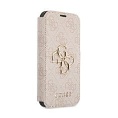 Guess Guess Booktype 4G Big Metal Logo - Ohišje za iPhone 13 Pro Max (roza)