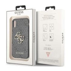 Guess Guess 4G Big Metal Logo - Ohišje za iPhone X (sivo)