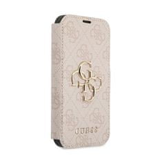 Guess Guess Booktype 4G Big Metal Logo - Ohišje za iPhone 13 Pro (roza)