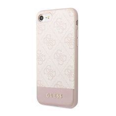 Guess Guess 4G Bottom Stripe Collection - Ohišje za iPhone SE (2022/2020) / 8 / 7 (roza)