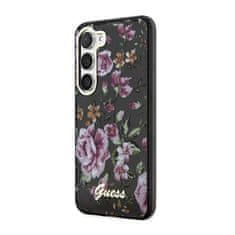 Guess Guess Flower Collection - etui za Samsung Galaxy S23 (črn)