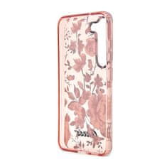 Guess Guess Flower Collection - ovitek za Samsung Galaxy S23+ (roza)