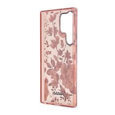 Guess Guess Flower Collection - ovitek za Samsung Galaxy S23 Ultra (roza)