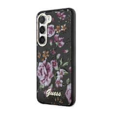 Guess Guess Flower Collection - etui za Samsung Galaxy S23+ (črn)