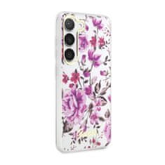 Guess Guess Flower Collection - ovitek za Samsung Galaxy S23 (bel)