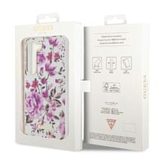 Guess Guess Flower Collection - ovitek za Samsung Galaxy S23 (bel)