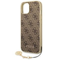 Guess Kolekcija Guess 4G Charms - etui za iPhone 14 Plus (rjav)