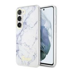 Guess Guess Marble Collection - Ohišje za Samsung Galaxy S23 (belo)