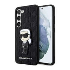 Karl Lagerfeld Karl Lagerfeld NFT Saffiano Monogram Ikonik - Ohišje za Samsung Galaxy S23 (črno)