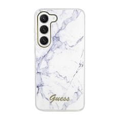 Guess Guess Marble Collection - Ohišje za Samsung Galaxy S23+ (belo)