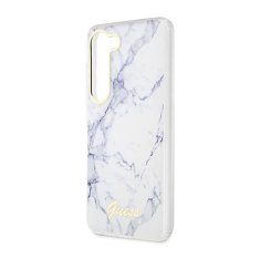 Guess Guess Marble Collection - Ohišje za Samsung Galaxy S23+ (belo)