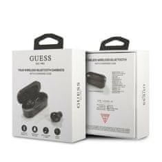 Guess Resnično brezžične slušalke Guess BT5.0 5H - TWS slušalke + polnilno ohišje (črno)