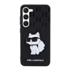 Karl Lagerfeld Karl Lagerfeld NFT Saffiano Monogram Choupette - Ohišje za Samsung Galaxy S23+ (črno)