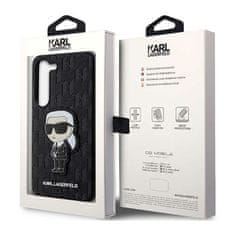 Karl Lagerfeld Karl Lagerfeld NFT Saffiano Monogram Ikonik - Ohišje za Samsung Galaxy S23 (črno)