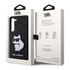 Karl Lagerfeld Karl Lagerfeld NFT Saffiano Monogram Choupette - Ohišje za Samsung Galaxy S23+ (črno)