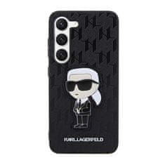 Karl Lagerfeld Karl Lagerfeld NFT Saffiano Monogram Ikonik - Ohišje za Samsung Galaxy S23 (črno)