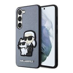 Karl Lagerfeld Karl Lagerfeld NFT Saffiano Karl &amp; Choupette - Ovitek za Samsung Galaxy S23+ (siv)