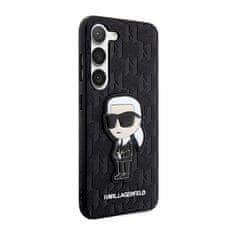 Karl Lagerfeld Karl Lagerfeld NFT Saffiano Monogram Ikonik - Ohišje za Samsung Galaxy S23 (črno)