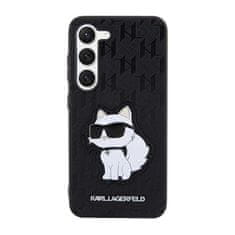 Karl Lagerfeld Karl Lagerfeld NFT Saffiano Monogram Choupette - Ohišje za Samsung Galaxy S23 (črno)