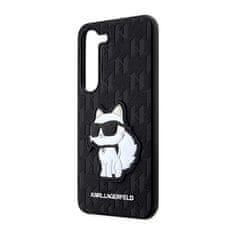 Karl Lagerfeld Karl Lagerfeld NFT Saffiano Monogram Choupette - Ohišje za Samsung Galaxy S23 (črno)