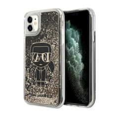 Karl Lagerfeld Karl Lagerfeld Liquid Glitter Gatsby - ohišje za iPhone 11 (črno)