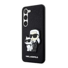 Karl Lagerfeld Karl Lagerfeld NFT Saffiano Karl &amp; Choupette - Ohišje za Samsung Galaxy S23 (črno)