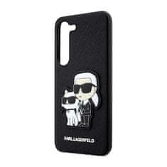 Karl Lagerfeld Karl Lagerfeld NFT Saffiano Karl &amp; Choupette - Ohišje za Samsung Galaxy S23 (črno)