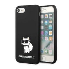 Karl Lagerfeld Karl Lagerfeld Silikon NFT Choupette - Ohišje za iPhone SE (2022 / 2020) / 8 / 7 (črno)