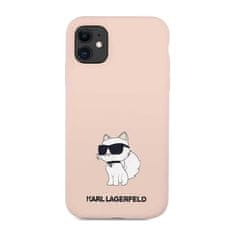 Karl Lagerfeld Karl Lagerfeld Silikonski ovitek NFT Choupette - iPhone 11 (roza)