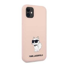 Karl Lagerfeld Karl Lagerfeld Silikonski ovitek NFT Choupette - iPhone 11 (roza)