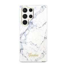 Guess Guess Marble Collection - Ohišje za Samsung Galaxy S23 Ultra (belo)