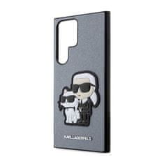 Karl Lagerfeld Karl Lagerfeld NFT Saffiano Karl &amp; Choupette - Ovitek za Samsung Galaxy S23 Ultra (siv)