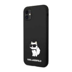 Karl Lagerfeld Karl Lagerfeld Silikonski ovitek NFT Choupette - iPhone 11 (črn)