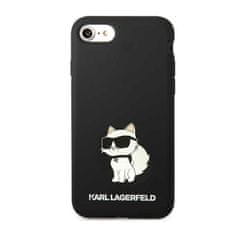 Karl Lagerfeld Karl Lagerfeld Silikon NFT Choupette - Ohišje za iPhone SE (2022 / 2020) / 8 / 7 (črno)