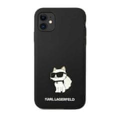 Karl Lagerfeld Karl Lagerfeld Silikonski ovitek NFT Choupette - iPhone 11 (črn)