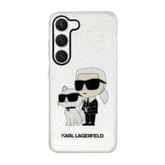 Karl Lagerfeld Karl Lagerfeld IML Glitter NFT Karl &amp; Choupette - Ohišje za Samsung Galaxy S23+ (prozorno)