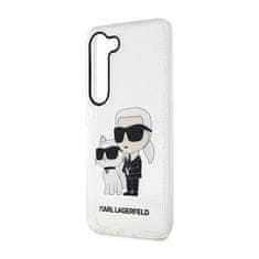 Karl Lagerfeld Karl Lagerfeld IML Glitter NFT Karl &amp; Choupette - Ohišje za Samsung Galaxy S23+ (prozorno)