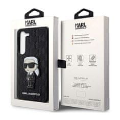 Karl Lagerfeld Karl Lagerfeld NFT Saffiano Monogram Ikonik - Ohišje za Samsung Galaxy S23+ (črno)